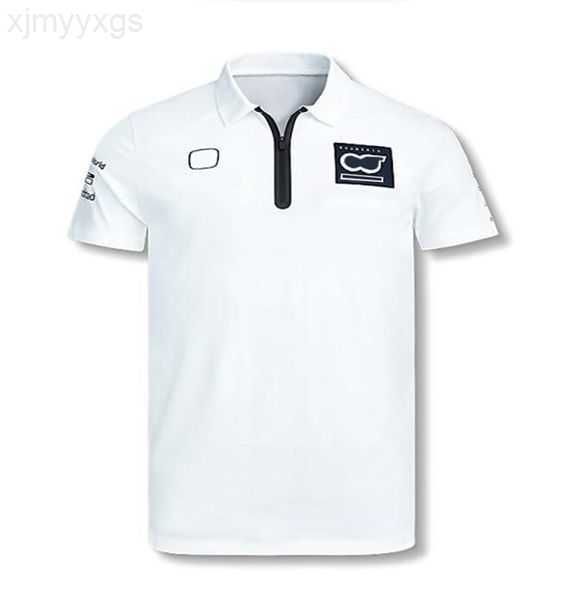 

new summer racing t-shirt f1 formula one team polo shirt with the same customization 472vj5yv2, White;black