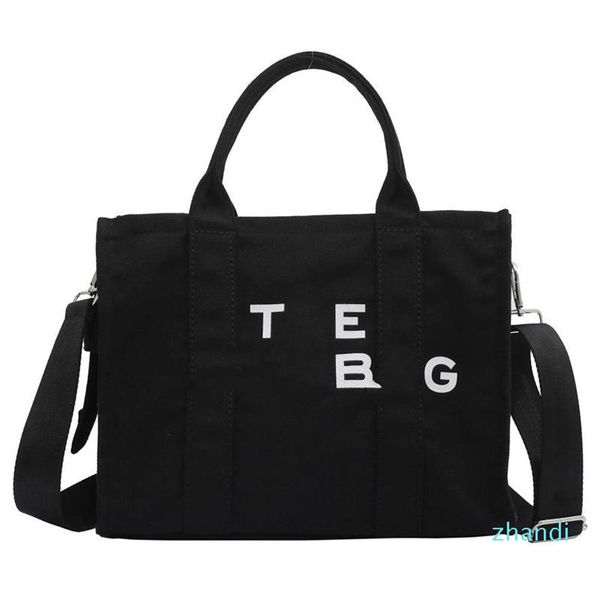 

women handbag large canvas tote women shoulder bag cloth shopper 2021 letter printing crossbody250n