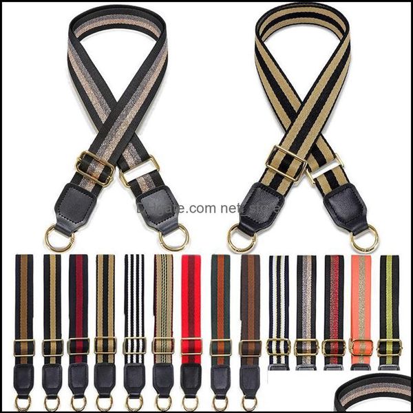 

bags lage bag parts & aessories shoder messenger strap women handbag wide belt for crossbody part adjustable replacement drop del327q, Black