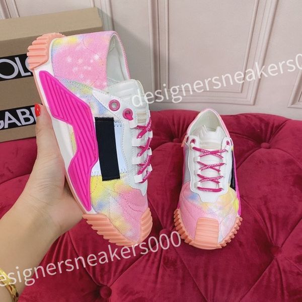 

new men designer shoes women leather high-sneakers low-platform trainers black white outdoor casual shoes, Red;white