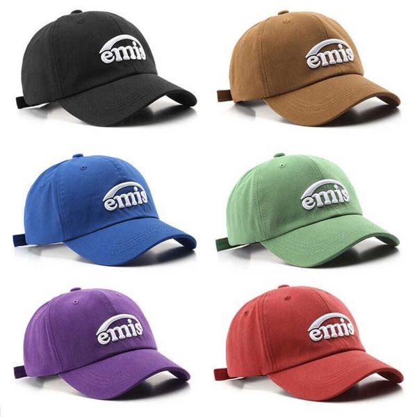 

ball caps 100 cotton embroidery snapback hat sports hat for women men solid adjustable dad hat baseball cap sun hats j230421, Blue;gray