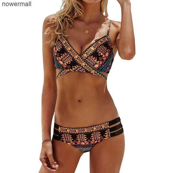 

bandage aztec biquini string strappy swim wear bathing suit swimsuit beachwear swimwear women brazilian bikini, White;black