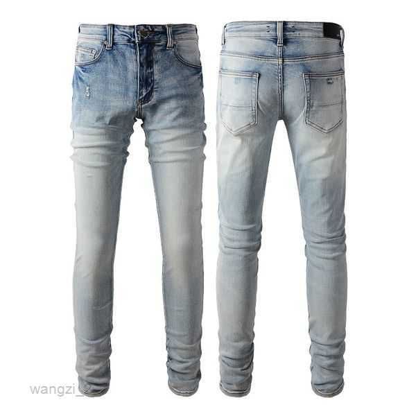 

miri men's jeans 2023 new luxury designer denim holes trousers jean coolguy biker erman clothing aznq, Blue