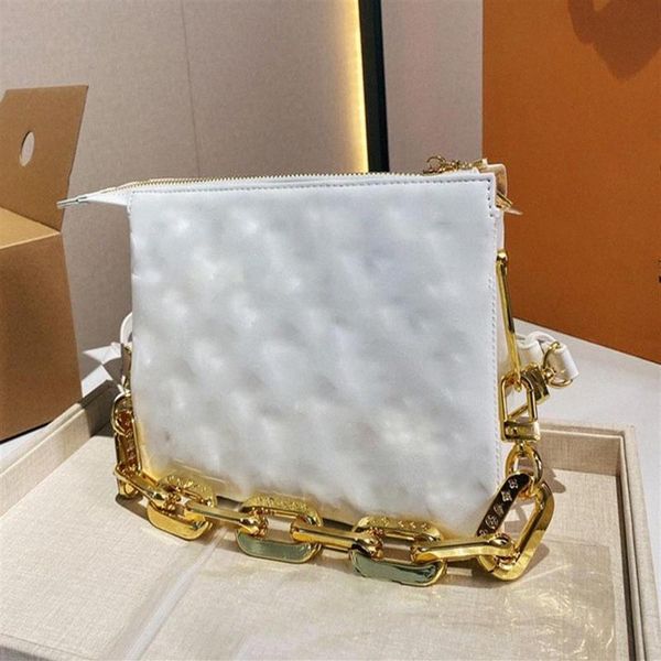 

clutch crossbody bags lady envelope shoulder bag for women fashion chains purse luxury handbag cowhide puff hobo messenger wholesa324a