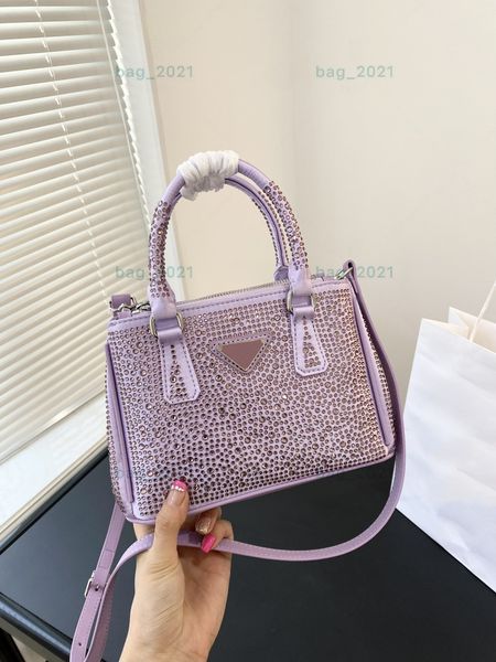 

p galleria diamond women shoulder bag new crystal handbags summer fashion hand bag purses luxury totes classic shiny handbag