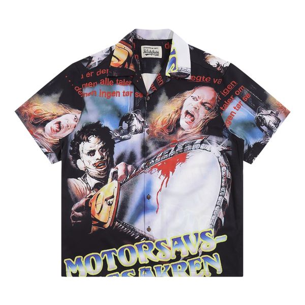 

oversize shirt men women printing hawaiian shirts tee, White;black