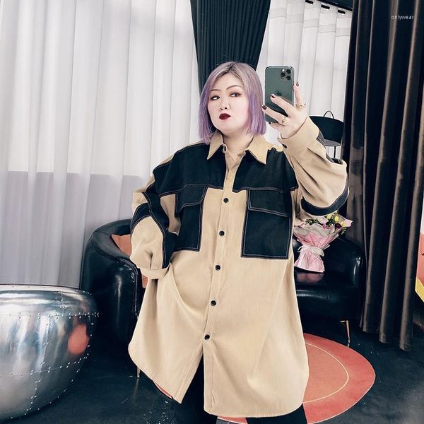 

Women's Blouses Women Spring Autumn Shirt Solid Blouse Fashion Turn-down Collar Long Sleeve Slim Pineapple Patchwork Tops T782, Purple