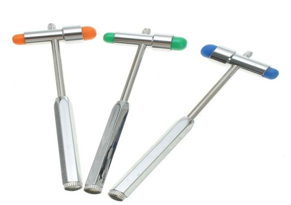 

new multifunction neurological reflex hammer percussor with brush medical diagnostic hammer health care relaxation massage tool3266394