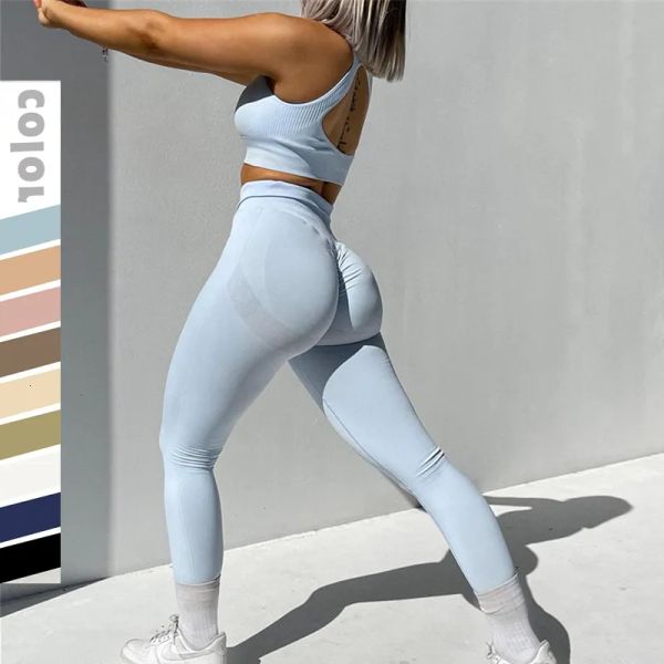 

new fashion yoga outfit s sportswear set workout clothes athletic wear sports gym shorts legging seamless fitness bra crop suit 2pcs 230, White;red