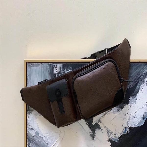 

chriser men bumbag classic canvas designer belt bag cross-body genunie cowhide leather man waist shoulder bags purse m453372357