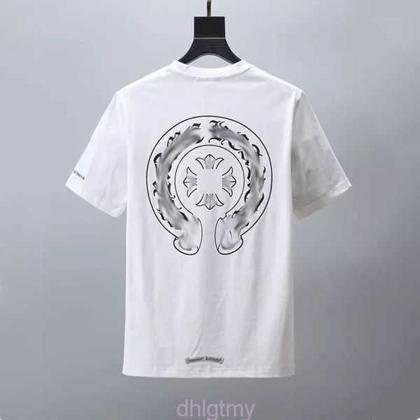 

fashion mens t shirts luxury brand man t-shirt horseshoe flower tees summer cross sanskrit letter short sleeve designer tshirts women shirt, White;black