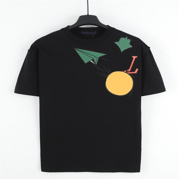 

men's plus tees & polos round neck embroidered and printed polar style summer wear with street pure cotton m set shorts tshir259b, Black;brown
