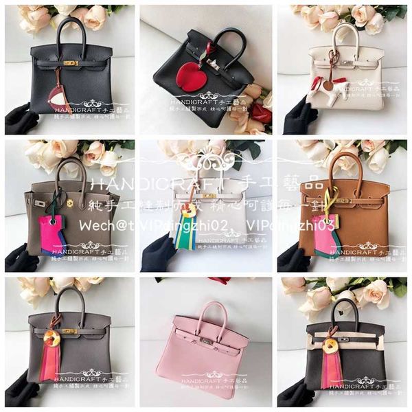 

designer bag herms tote bag shoulder bag crossbody vip director pure hand sewn litchi pattern togo calfskin bag black milk shake white eleph