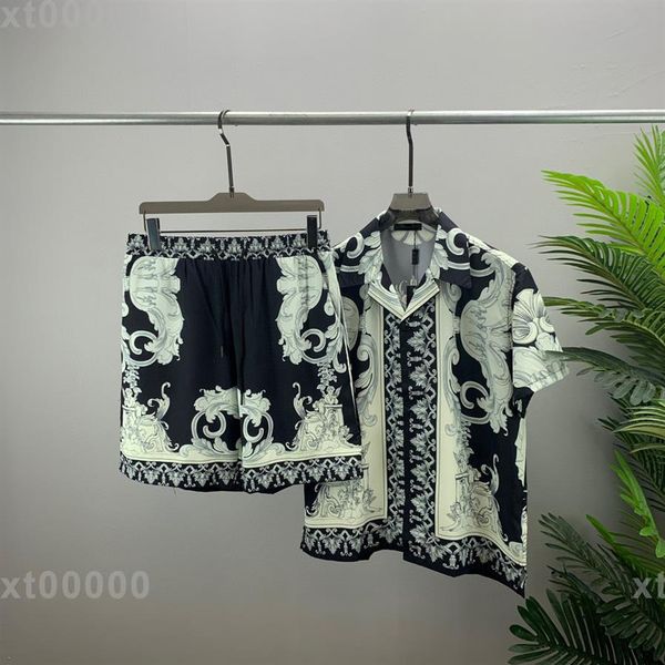 

22ss designer hoodies printed t shirts tee sweatshirt fashion high street short sleeves 071207g, Black;brown