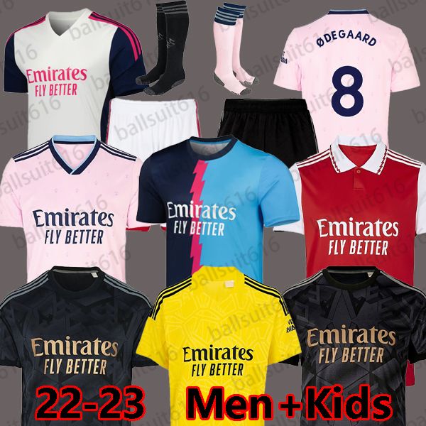 

fans player version soccer jerseys saliba gunners 22 23 24 martinelli g. jesus 2023 2024 arsen love unites jersey saka all football shirt od, Black;yellow