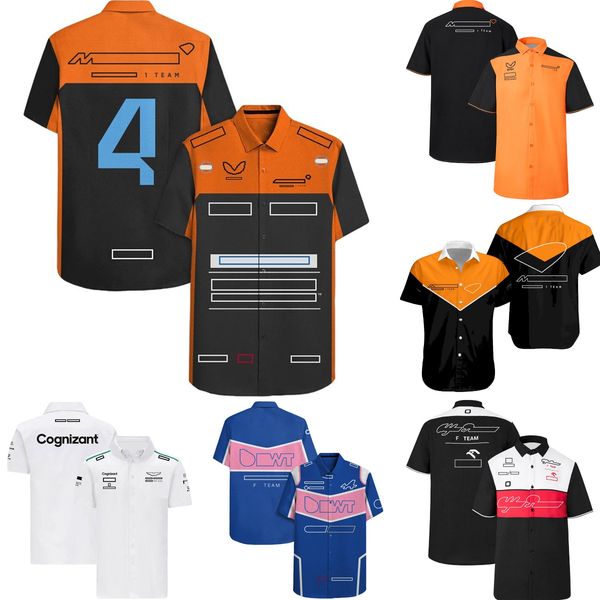 

2023 new f1 team shirts formula 1 drivers racing uniforms shirt motorsport breathable polo shirt t-shirt summer men's casual jersey