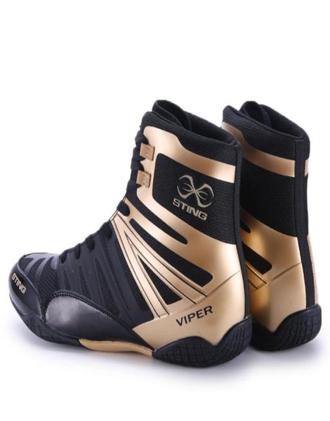 

professional boxing shoes men luxury sneakers outdoor light weight wrestling anti slip 2208118747711, Black