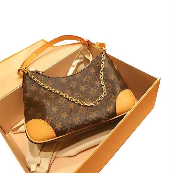 

classic luxury designer handbag shoulder bag ladies messenger shopping bag fashion brown print clutch soft pu leather crossbody ba268d, Red;black