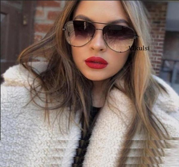 

black gradient sunglasses silver mirror metal sun glasses brand designer pilot women men shades fashion eyewear2137833, White;black