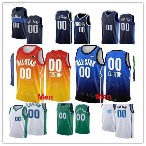 

2023 all-star dallas''mavericks''custom men women youth 77 doncic 11 tim hardaway jr. 26 spencer dinwiddie 35 christian, Black;red