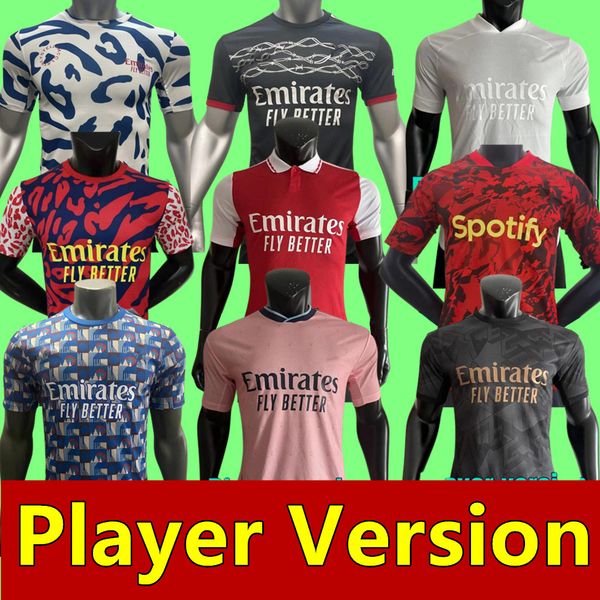 

22 23 24 player version soccer jerseys season love unites icon saka fans player tee gunners 2022 2023 2024 football shirt men kids kit uni, Black
