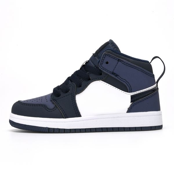 

toddlers kids shoes 1s jumpman high og 1s basketball black blue sneakers trainers youth baby boys basketball infants trainers kid shoe 98h8#, White
