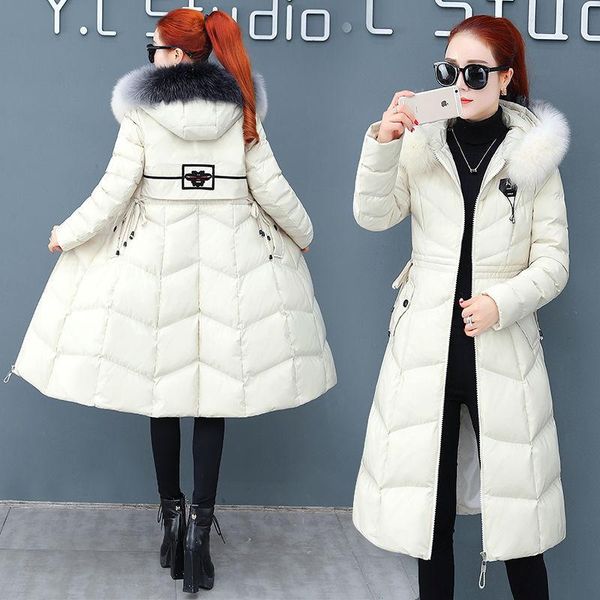

leather winter new women cotton jacket fashion casual warm jacket female bisic coats lady overcoat woman parka winter coat 10121551, Black