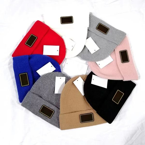 

Thick Hat Beanie Designer Beanie Fitted Hats Warm Winter Hat Christmas Hats Bonnet Hat Bucket Hat Cap Knitted Hat Skull Caps Wool Hat Core-Knitted Yarn Hat 8 Colors, White