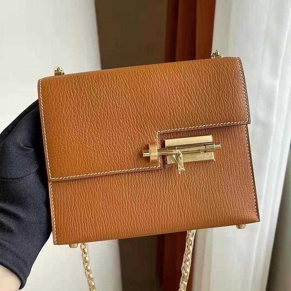 

herms bags luxury verrou shoulder bags crossbody bag hand sewn goat skin pig nose bag mini tofu bag luxury brand women's bag