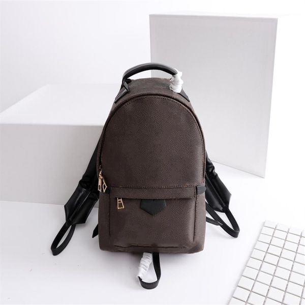 

genuine leather women backpacks fashion medium size school bags men and children luxury backpack brand designer spring2286