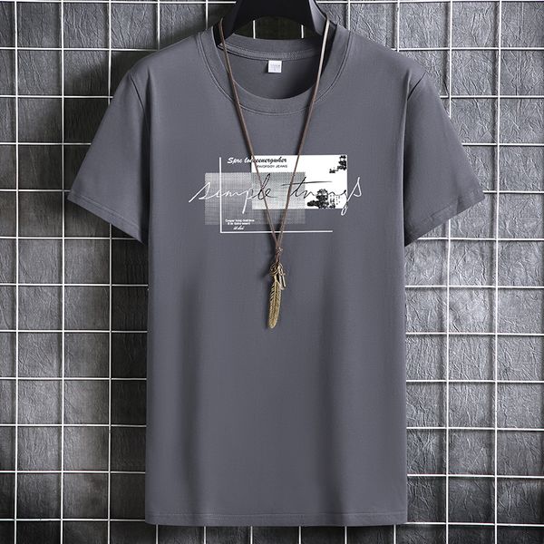 

men s t shirts summer cotton t shirt male fashion clothes short sleeve o neck clothing 230421, White;black