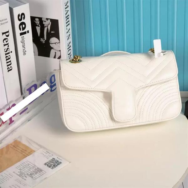 

woman designer bags shoulder bag lady fashion classic genuine leather handbag banquet party black chain bags crossbody302g