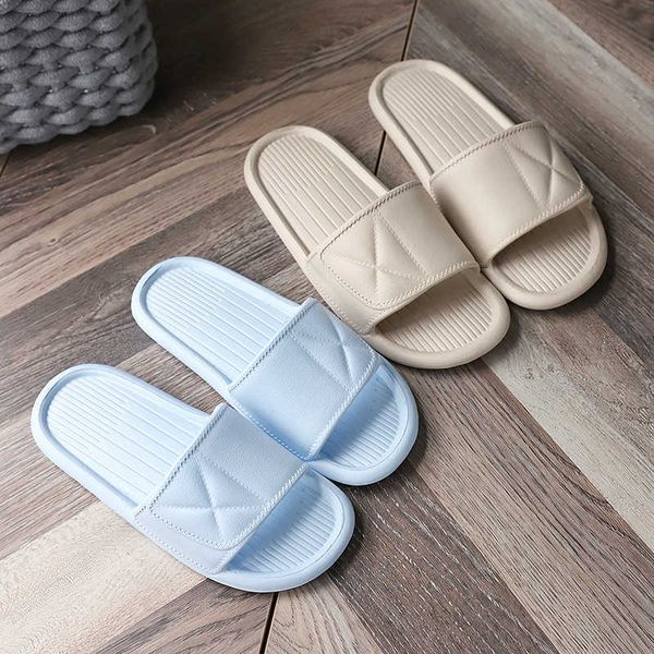 

slippers home furnishing in summer eva foam slippers soft bottom lovers home cooling, Black