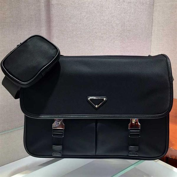 

designer bags mens shoulder bag nylon leather messenger bags men and women classic fashion street luxury handbag purse242e