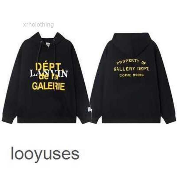 

men's hoodies & sweatshirts american mens galleries 2023 dept sweater high street print oversize loose women's long sleeve jacket, Black