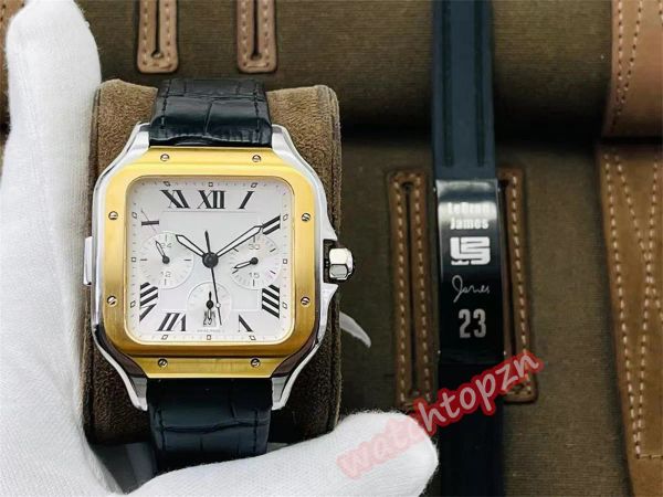 

jjf wssa0017 men's watch diameter 43.3 mm equipped with 1904 ch mc type automatic chain movement 48 hours power storage 904l fine steel, Slivery;brown