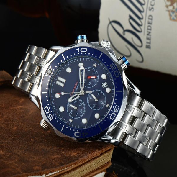 

2022 elite mens quartz watches business dress waterproof wristwatch men luxury breathable stainless steel sports watch men gifts o213j, Slivery;golden