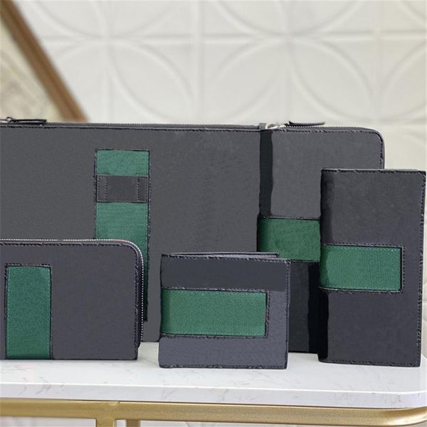 

luxurys mens ophidia bags passport case wallet bag coin purse card holder men women handbags originals leather designers bags with301v, Red;black