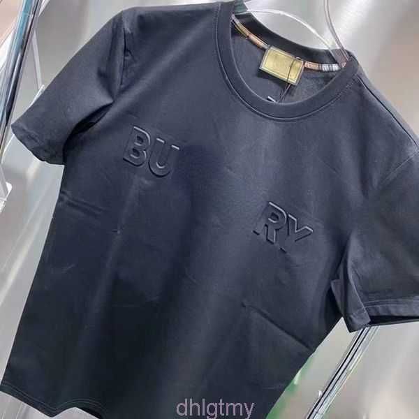 

designer burby mens t shirt shirts round neck short sleeve tshirt men women sweatshirt 3d letter printing cotton oversize tee vpqo, White;black