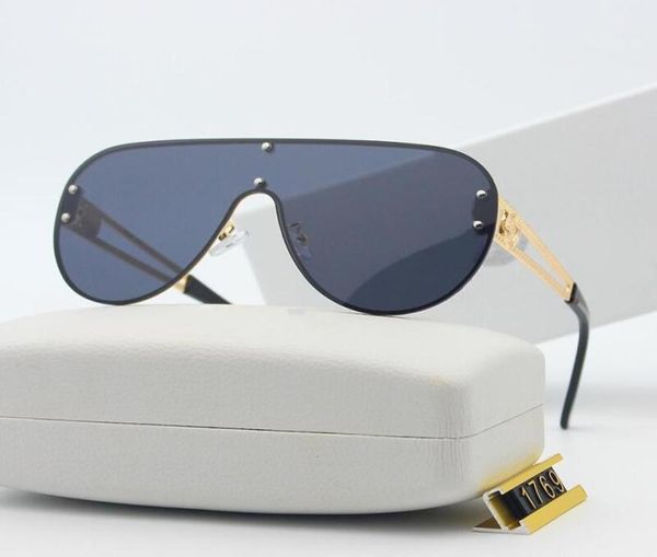 

shield sunglasses man woman fashion glasses retro pilot design 2166 uv400 7 color optional womens come w8847542, White;black