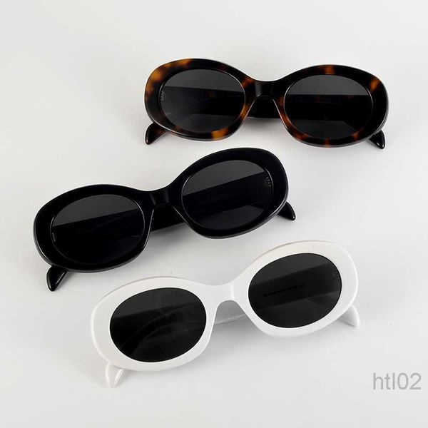 

23ss designer triomphe sunglasses triumph sunglasses ce sunglasses cl40194 plate oval sun protection shenzhen quality, White;black
