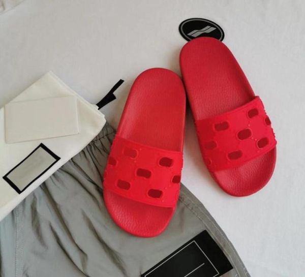 

2021 men women slide sandals shoes slide summer fashion wide flat slippery with thick sandals slipper flip flops 35456959199, Black
