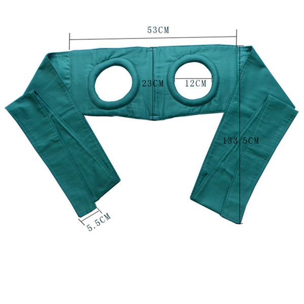 

High Quality Green Cotton Patella Knee Joint Restraint Strap Brace Fixation Belt For Operation Room Patient Care