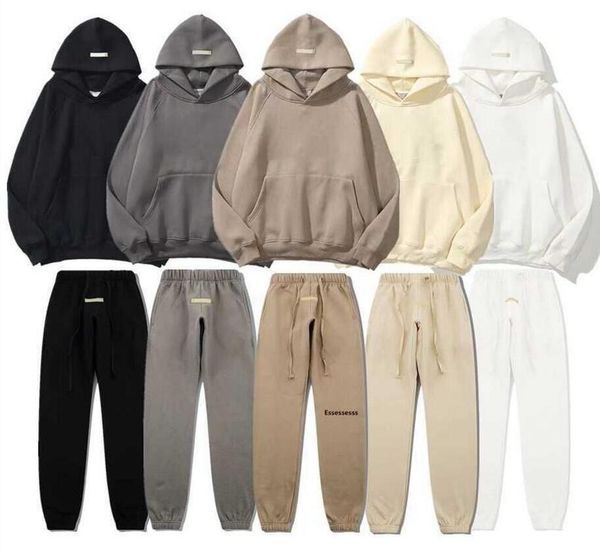 

mens tracksuits mens and womens designer essentail hoodies sweatershirts suits streetwear pullover sweatshirts clothing loose hooded jumper, Gray