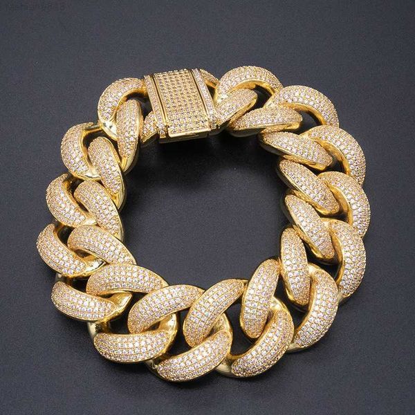 

bulk size for big guy men vvs moissanite diamond 20mm thick sterling silver cuban bracelet