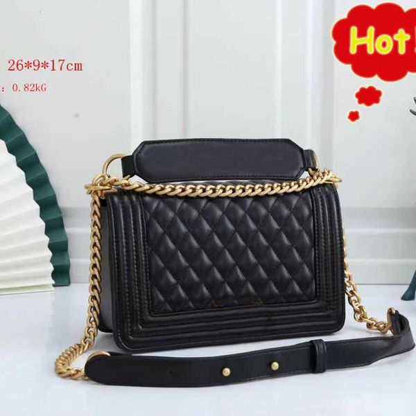 

handbag gold silver chain leather double letter solid color buckle square stripe lady messenger bag designer shoulder bag classic plaid flap
