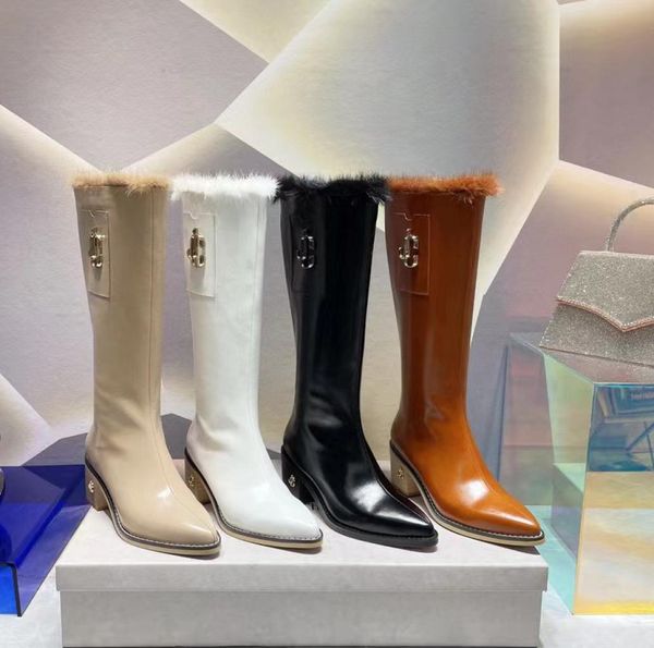 

genuine leather weather western cowboy boots women pointed toe chic knee high boot side zipper kinght boots female shoe 2022 new2415612, Black