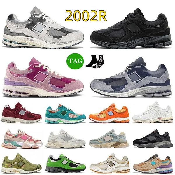 

2002r 9060 athletic mens women luxury casual boots shoes triple s black white grey rain orange cloud phantom sea salt sail designer bowling