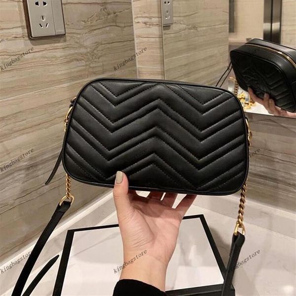 

marmont shoulder bags crossbody luxurys designers camera fashion womens bag handbags letter handbag ladies chains cross body clutc3205