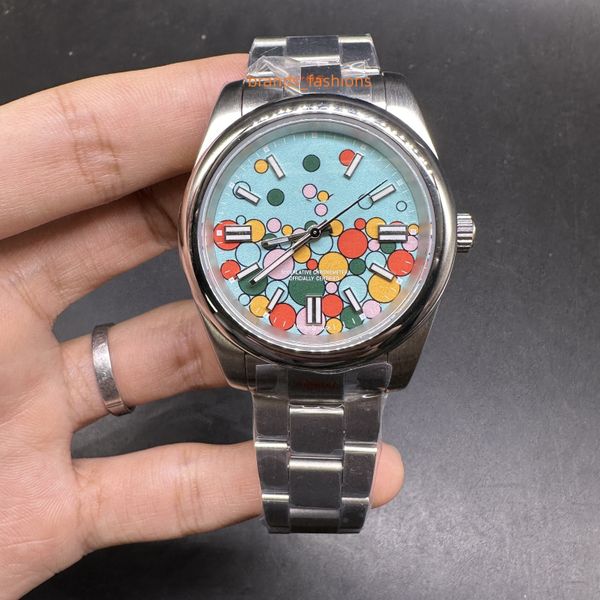 

men's wrist watch silver stainless steel watch fashionable calendar boutique watch automatic mechanical men's sports watch life wa, Slivery;brown
